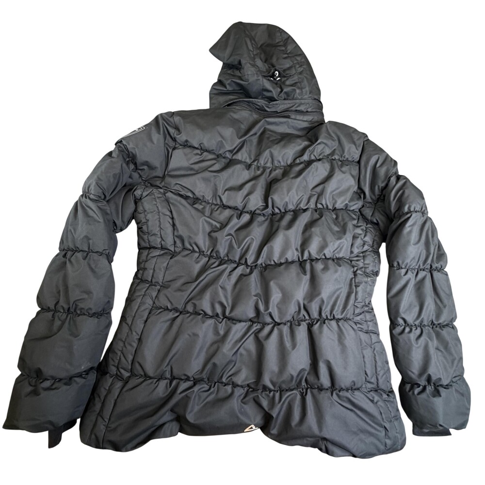 Dare 2B Jacket Womens 2XL Black Hooded Puffer Full Zip Ski Outdoor Warm